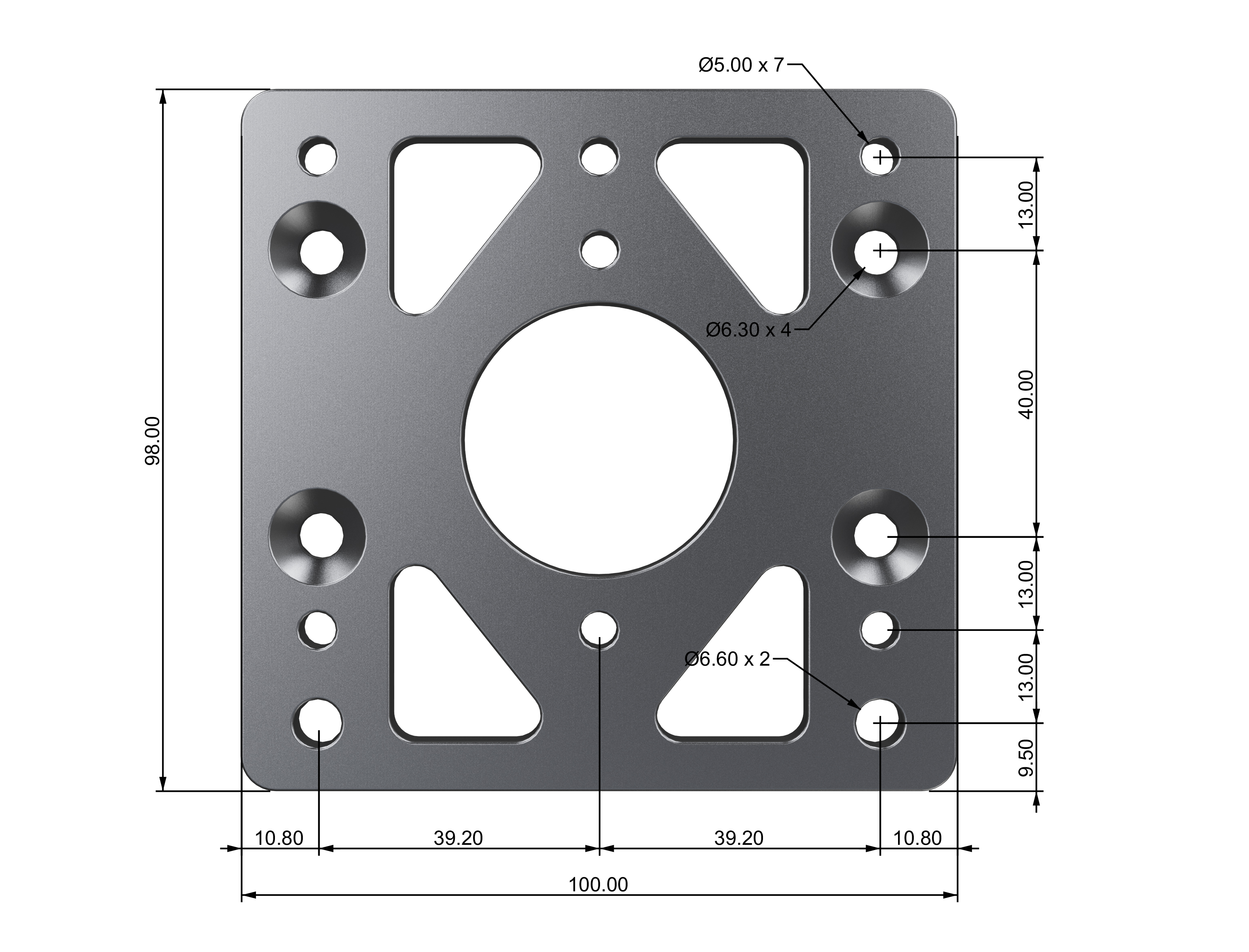 MOZA Universal Base Mount Adapter simline.eu